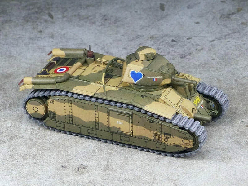 图片[1]-[R&P Models] Char B1 bis-52纸模网 - 海量纸模型图纸下载