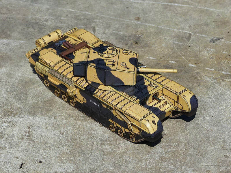 图片[1]-[R&P Models] Churchill Mk.III-52纸模网 - 海量纸模型图纸下载