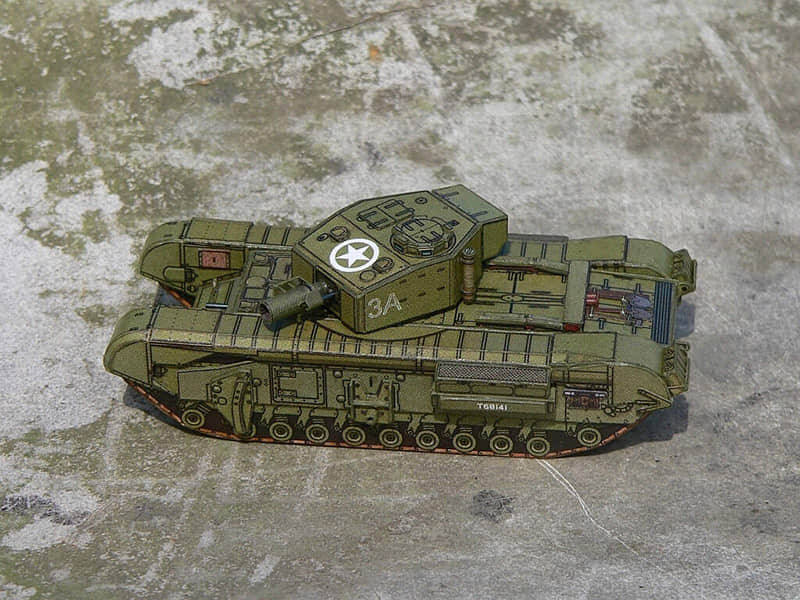 图片[1]-[R&P Models] Churchill Mk.III AVRE/Petard-52纸模网 - 海量纸模型图纸下载