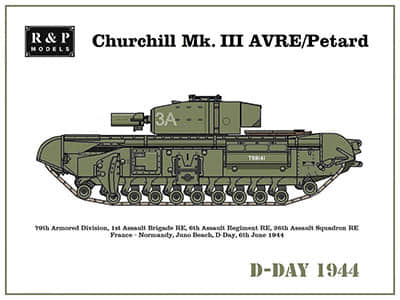 [R&P Models] Churchill Mk.III AVRE/Petard-52纸模网 - 海量纸模型图纸下载