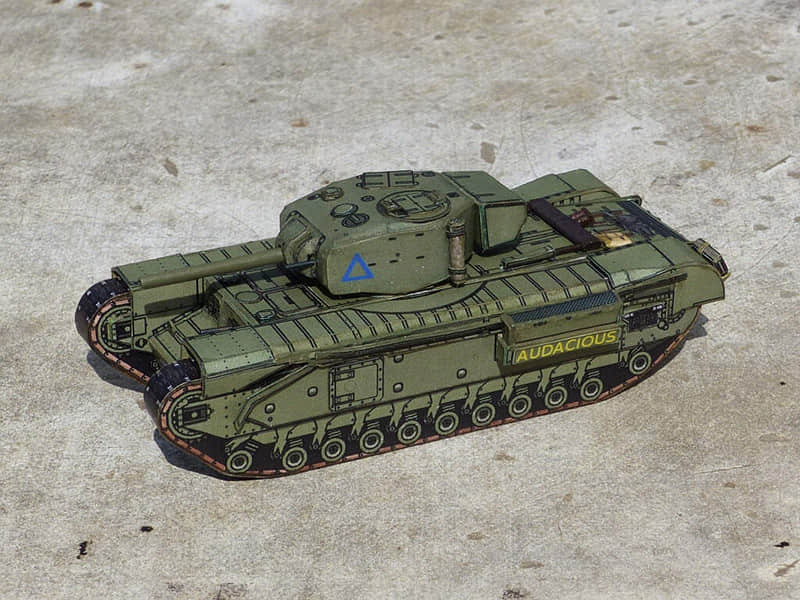 图片[1]-[R&P Models] Churchill NA 75-52纸模网 - 海量纸模型图纸下载