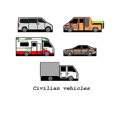 [R&P Models] Civilian Cars-52纸模网 - 海量纸模型图纸下载
