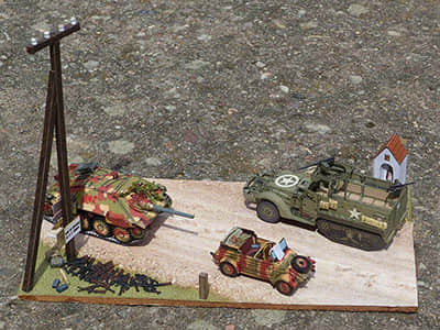 [R&P Models] Czechoslovakia 1945 diorama-52纸模网 - 海量纸模型图纸下载