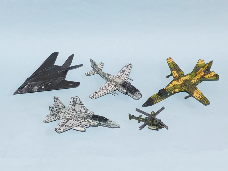 美国沙漠风暴行动空军装备合集纸模型 - R&P Models纸模型 - 1:250 - 第1张