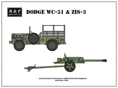 [R&P Models] Dodge WC-51 & ZIS-3-52纸模网 - 海量纸模型图纸下载