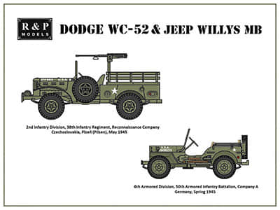 [R&P Models] Dodge WC-52 & Jeep Willys MB-52纸模网 - 海量纸模型图纸下载