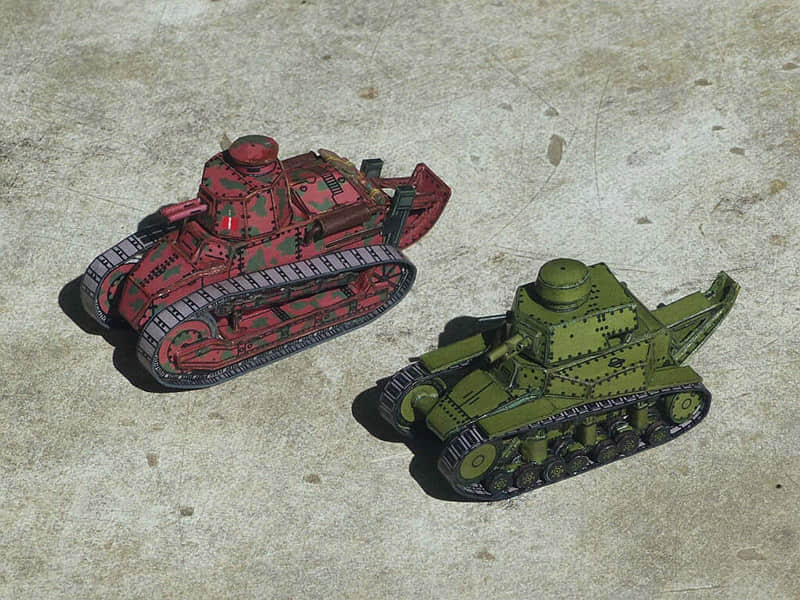 图片[1]-[R&P Models] Fiat 3000 Modello 1921, T-18 1930-52纸模网 - 海量纸模型图纸下载