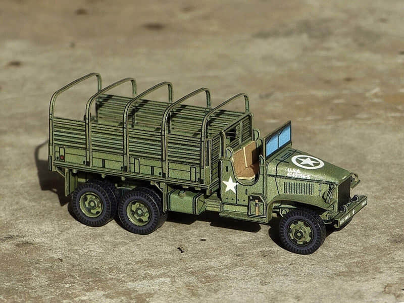 图片[1]-[R&P Models] GMC CCKW-353 2½ Ton 6X6-52纸模网 - 海量纸模型图纸下载