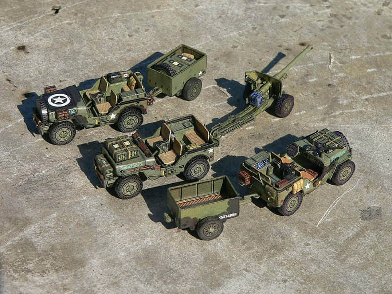 图片[1]-[R&P Models] Jeep Willys MB & 6pdr Anti-Tank Gun (Airborne)-52纸模网 - 海量纸模型图纸下载