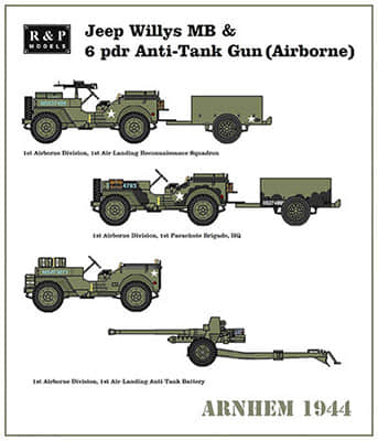 [R&P Models] Jeep Willys MB & 6pdr Anti-Tank Gun (Airborne)-52纸模网 - 海量纸模型图纸下载