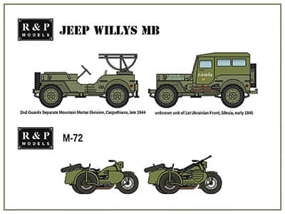 [R&P Models] Jeep Willys MB, M72-52纸模网 - 海量纸模型图纸下载