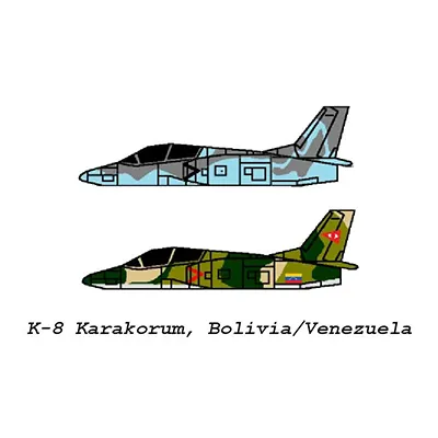 [R&P Models] K-8 Karakorum Bolivia and Venezuela-52纸模网 - 海量纸模型图纸下载