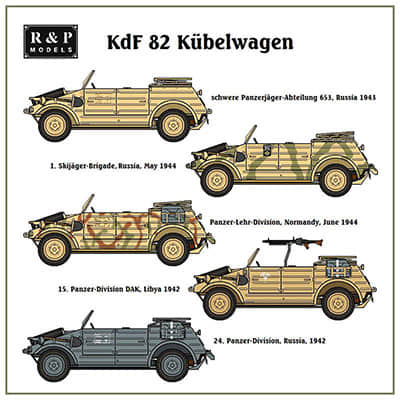 [R&P Models] KdF 82 Kubelwagen-52纸模网 - 海量纸模型图纸下载