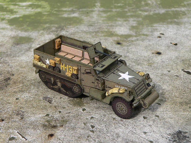 图片[1]-[R&P Models] M3 Half-Track Personnel Carrier-52纸模网 - 海量纸模型图纸下载