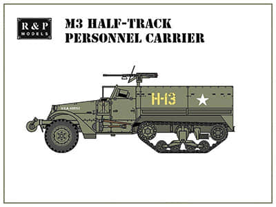 [R&P Models] M3 Half-Track Personnel Carrier-52纸模网 - 海量纸模型图纸下载