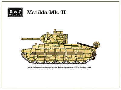 [R&P Models] Matilda Mk.II-52纸模网 - 海量纸模型图纸下载