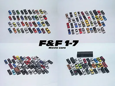 [R&P Models] Movie Cars - Fast and Furious cars-52纸模网 - 海量纸模型图纸下载