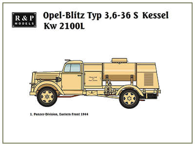[R&P Models] Opel Blitz 3,6-36 S Kessel Kw 2100L-52纸模网 - 海量纸模型图纸下载