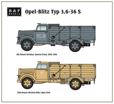 [R&P Models] Opel Blitz Typ 3,6-36 S-52纸模网 - 海量纸模型图纸下载