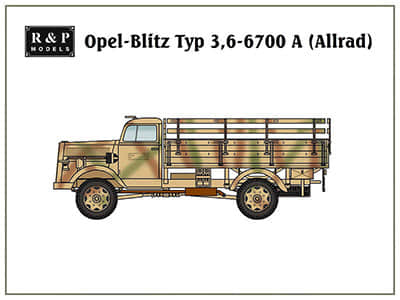 [R&P Models] Opel Blitz Typ 3,6-6700 A (Allrad)-52纸模网 - 海量纸模型图纸下载