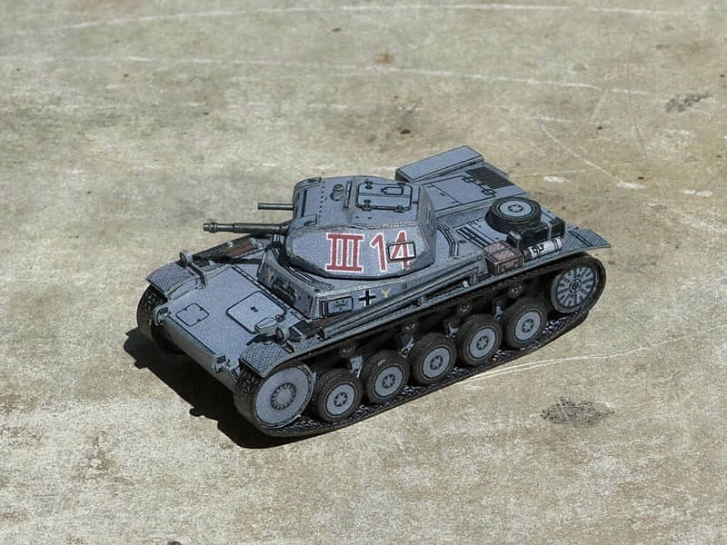 图片[1]-[R&P Models] Pz.Kpfw. II Ausf. C-52纸模网 - 海量纸模型图纸下载