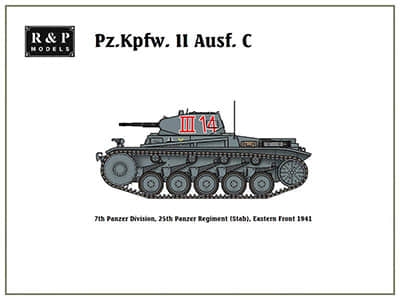 [R&P Models] Pz.Kpfw. II Ausf. C-52纸模网 - 海量纸模型图纸下载