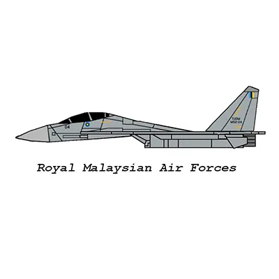 [R&P Models] Royal Malaysia Air Forces-52纸模网 - 海量纸模型图纸下载