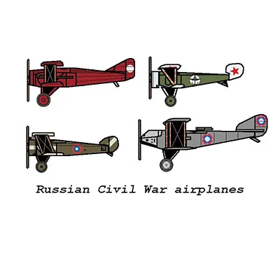 [R&P Models] Russian Civil War Airplanes-52纸模网 - 海量纸模型图纸下载