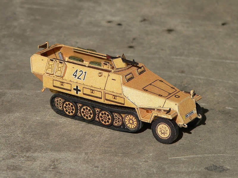 图片[1]-[R&P Models] Sd.Kfz. 251-1 Ausf. D 16th Panzer Division-52纸模网 - 海量纸模型图纸下载