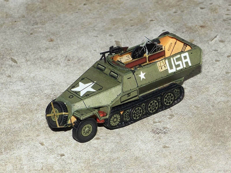 图片[1]-[R&P Models] Sd.Kfz. 251 Ausf. D trophy-52纸模网 - 海量纸模型图纸下载
