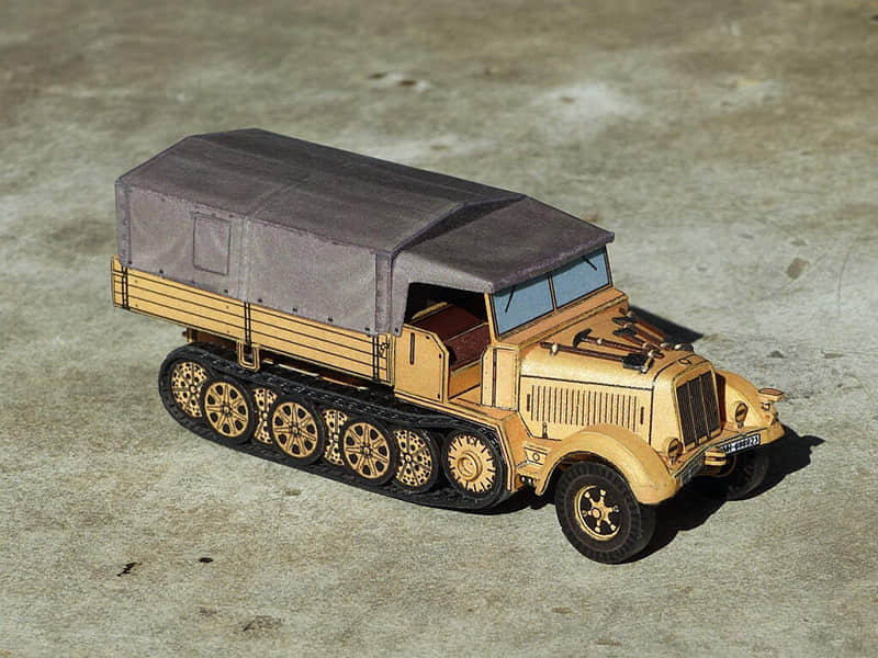 图片[1]-[R&P Models] Sd.Kfz. 7 mittl. zugkraftwagen 8t-52纸模网 - 海量纸模型图纸下载