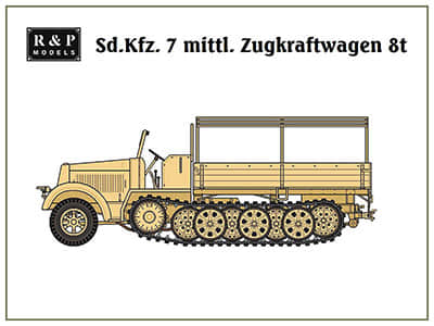 [R&P Models] Sd.Kfz. 7 mittl. zugkraftwagen 8t-52纸模网 - 海量纸模型图纸下载