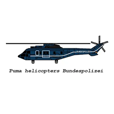 [R&P Models] Super Puma AS332 Bundenpolizei-52纸模网 - 海量纸模型图纸下载