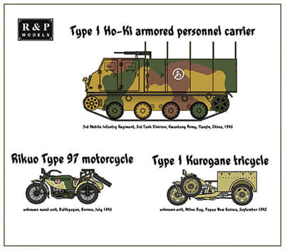 [R&P Models] Type 1 Ho-Ki, 九七式摩托车, 一式三轮摩托车-52纸模网 - 海量纸模型图纸下载