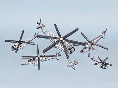 [R&P Models] United Nations troops Aircraft-52纸模网 - 海量纸模型图纸下载