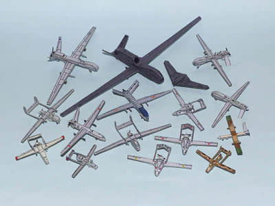 [R&P Models] Unmanned Aerial Vehicles-52纸模网 - 海量纸模型图纸下载