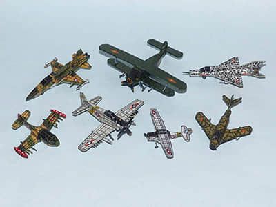 [R&P Models] Vietnam War – North and South Vietnam Planes-52纸模网 - 海量纸模型图纸下载