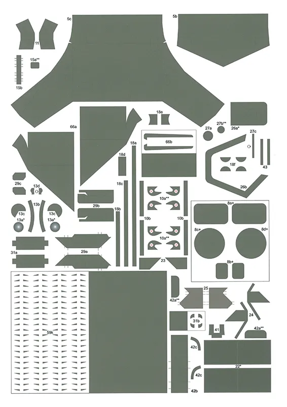 IS-7重型坦克纸模型 - YG Model纸模型 - 1:25 - 第2张