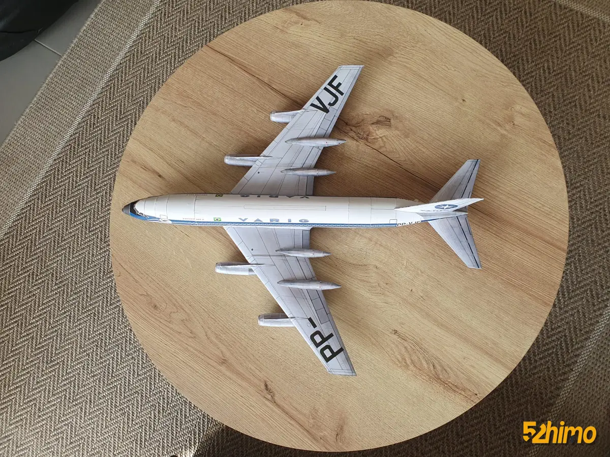 Convair 990 Coronado 康维尔990科罗纳多喷气式民航客机纸模型配图 - 第3张 - 52纸模网