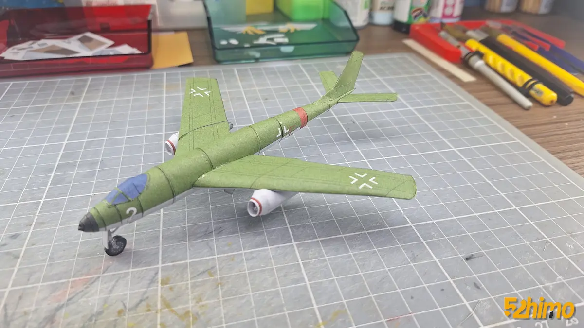 Focke-Wulf 1000×1000×1000 德国Fw 239喷气式轰炸机纸模型