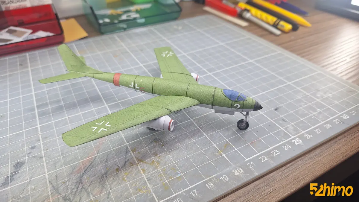 Focke-Wulf 1000×1000×1000 德国Fw 239喷气式轰炸机纸模型配图 - 第2张 - 52纸模网