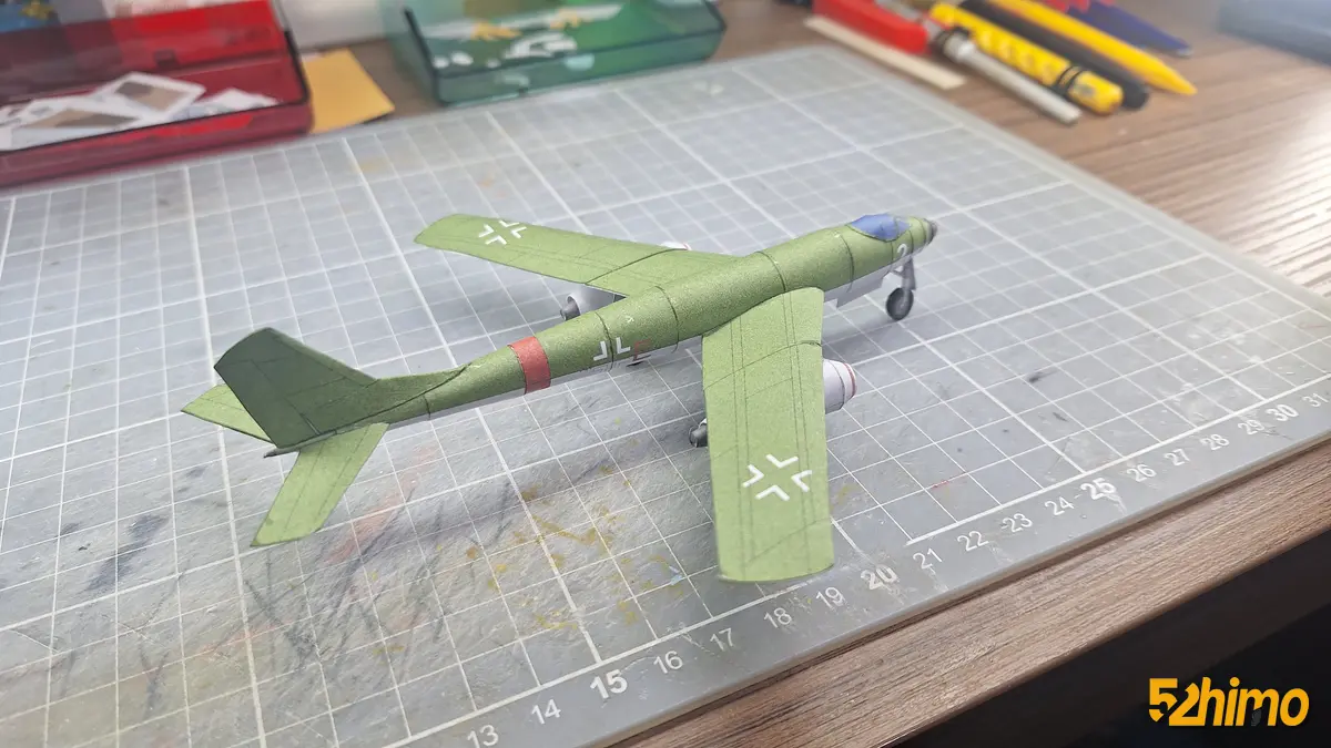 Focke-Wulf 1000×1000×1000 德国Fw 239喷气式轰炸机纸模型配图 - 第3张 - 52纸模网