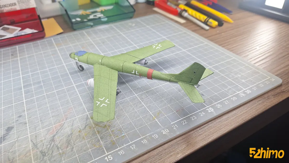 Focke-Wulf 1000×1000×1000 德国Fw 239喷气式轰炸机纸模型配图 - 第4张 - 52纸模网