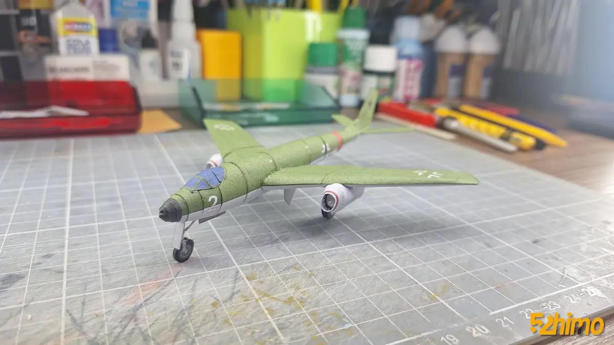 Focke-Wulf 1000×1000×1000 德国Fw 239喷气式轰炸机纸模型配图 - 第6张 - 52纸模网