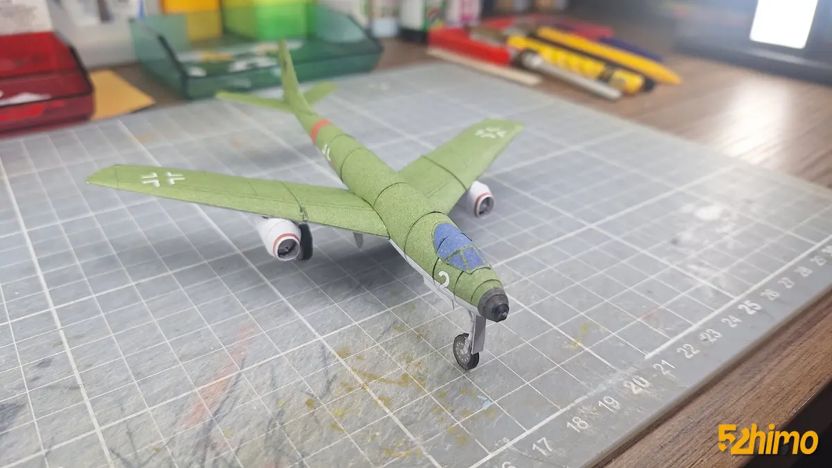 Focke-Wulf 1000×1000×1000 德国Fw 239喷气式轰炸机纸模型配图 - 第7张 - 52纸模网