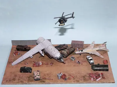 [R&P Models] Afghan Disposal Yard 437 (Call of Duty MW2 2009)-52纸模网 - 海量纸模型图纸下载
