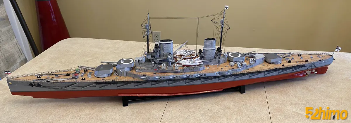 SMS Lützow 德国吕佐夫号德弗林格级战列巡洋舰纸模型