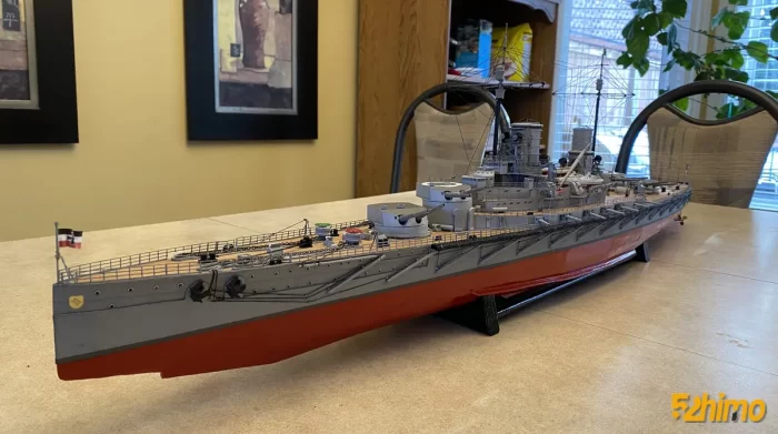SMS Lützow 德国吕佐夫号德弗林格级战列巡洋舰纸模型-52纸模网 - 海量纸模型图纸下载