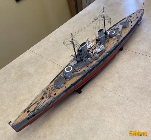 SMS Lützow 德国吕佐夫号德弗林格级战列巡洋舰纸模型-52纸模网 - 海量纸模型图纸下载
