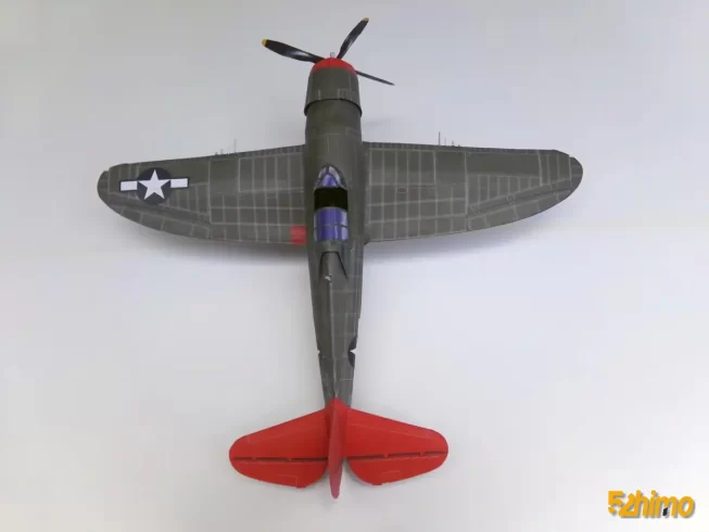Republic P-47 Thunderbolt 美国P-47雷霆式战斗机纸模型纸模型-52纸模网 - 海量纸模型图纸下载